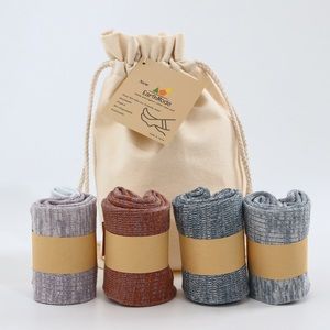 Earth Mode Organic Hemp Crew Socks 4 pairs - Perfect Christmas Gift!!